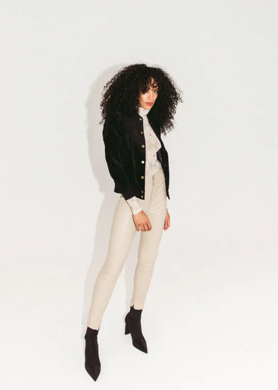 Cord Varsity Jacket made by Hilary Macmillan