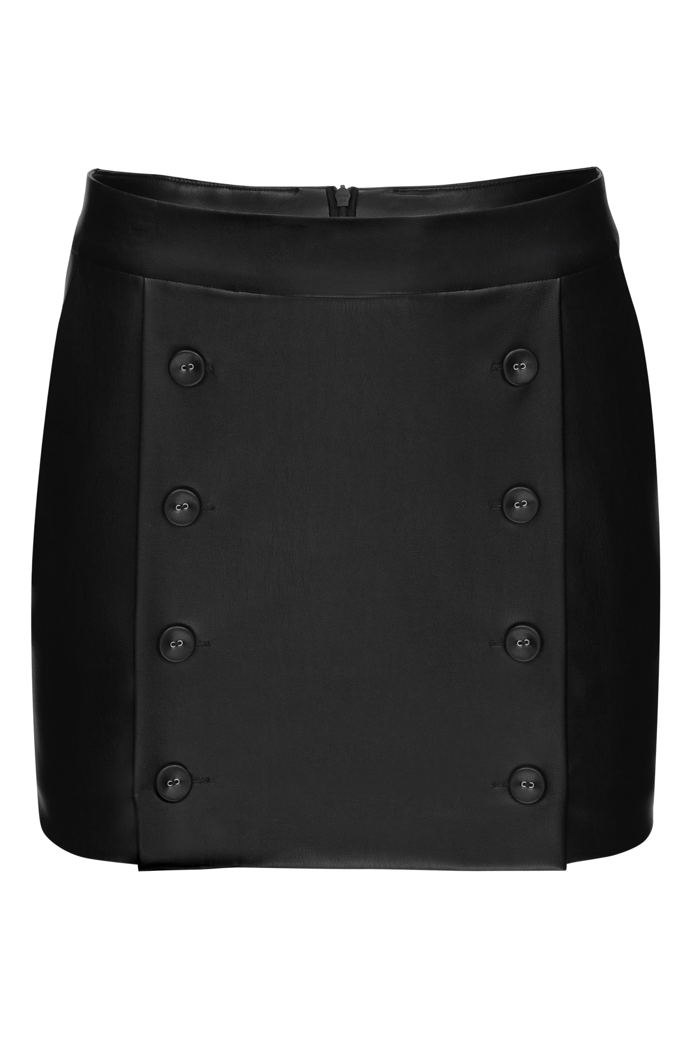 Vegan Leather Front Button Skirt sold by Hilary Macmillan product image thumbnail 2
