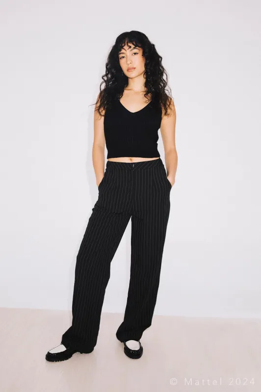 Striped Trousers made by Hilary Macmillan