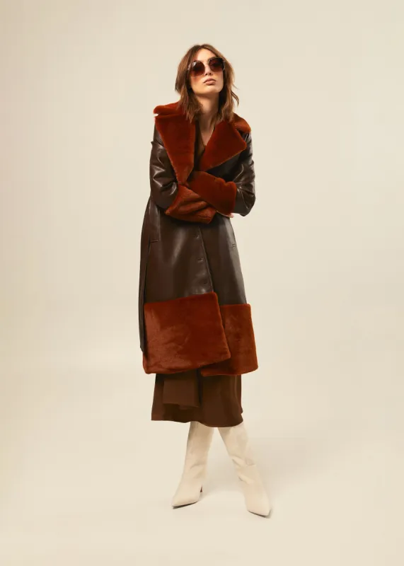 Faux Fur Trimmed Coat sold by Hilary Macmillan