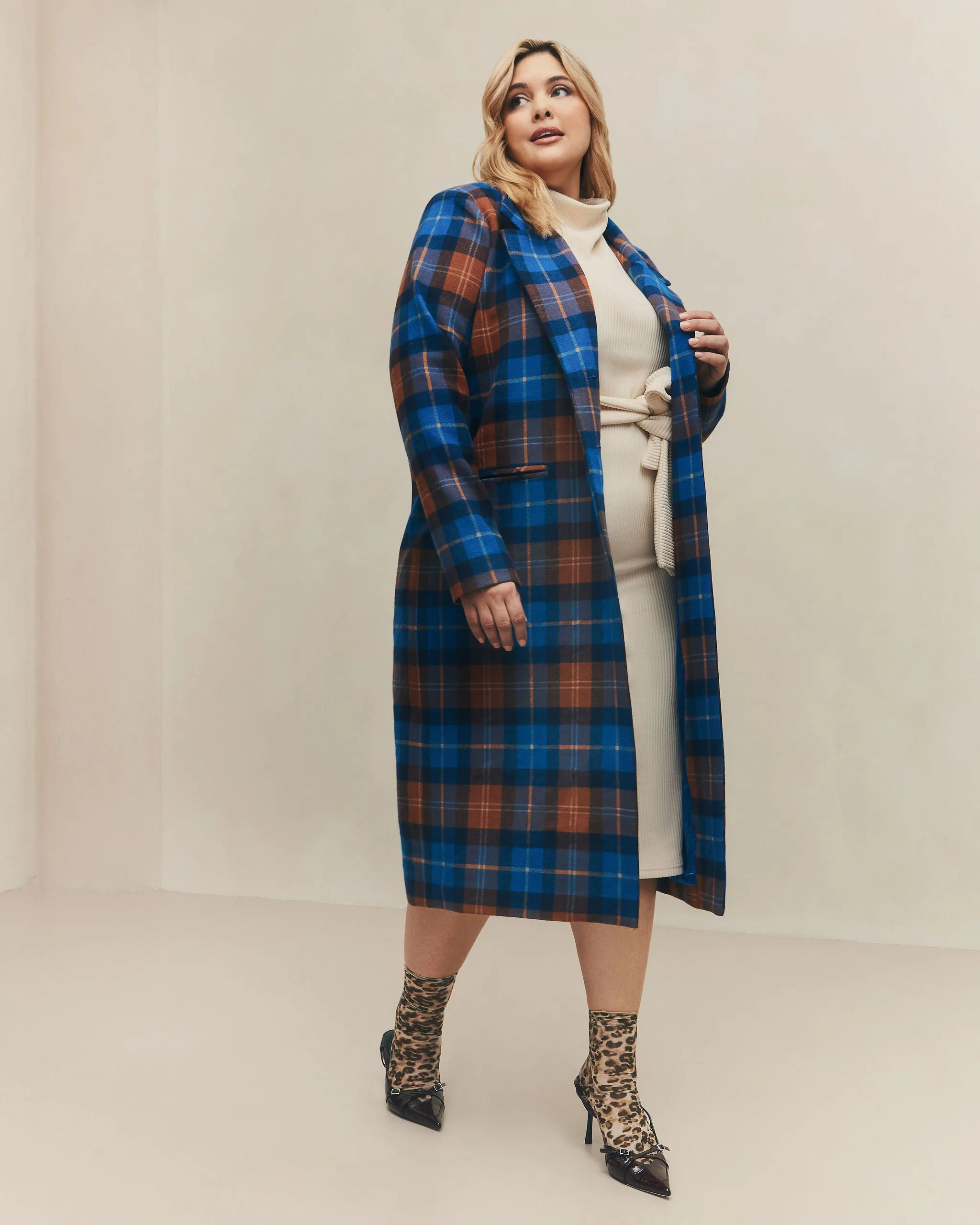 Plaid Overcoat sold by Hilary Macmillan product image thumbnail 2
