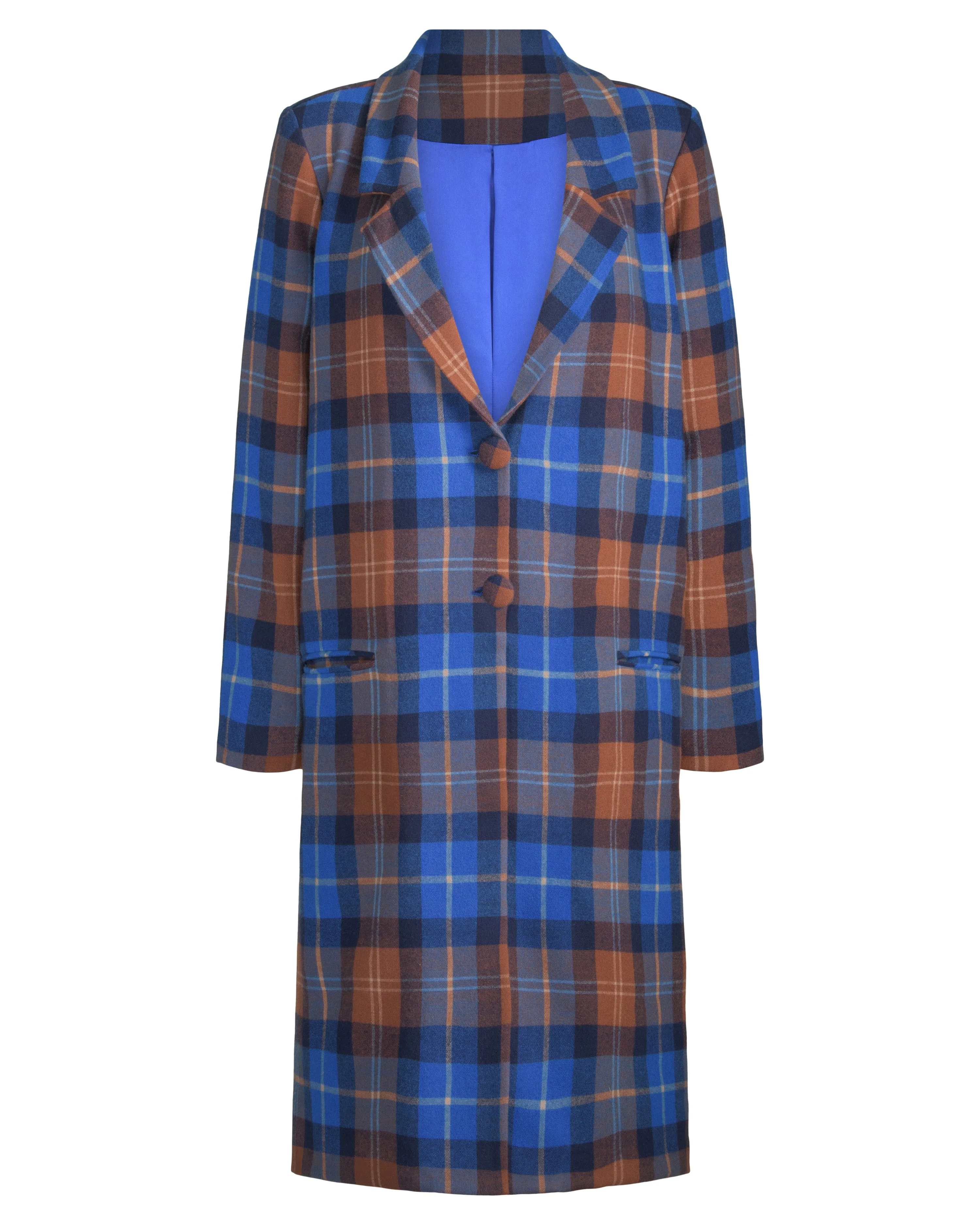 Plaid Overcoat sold by Hilary Macmillan product image thumbnail 3