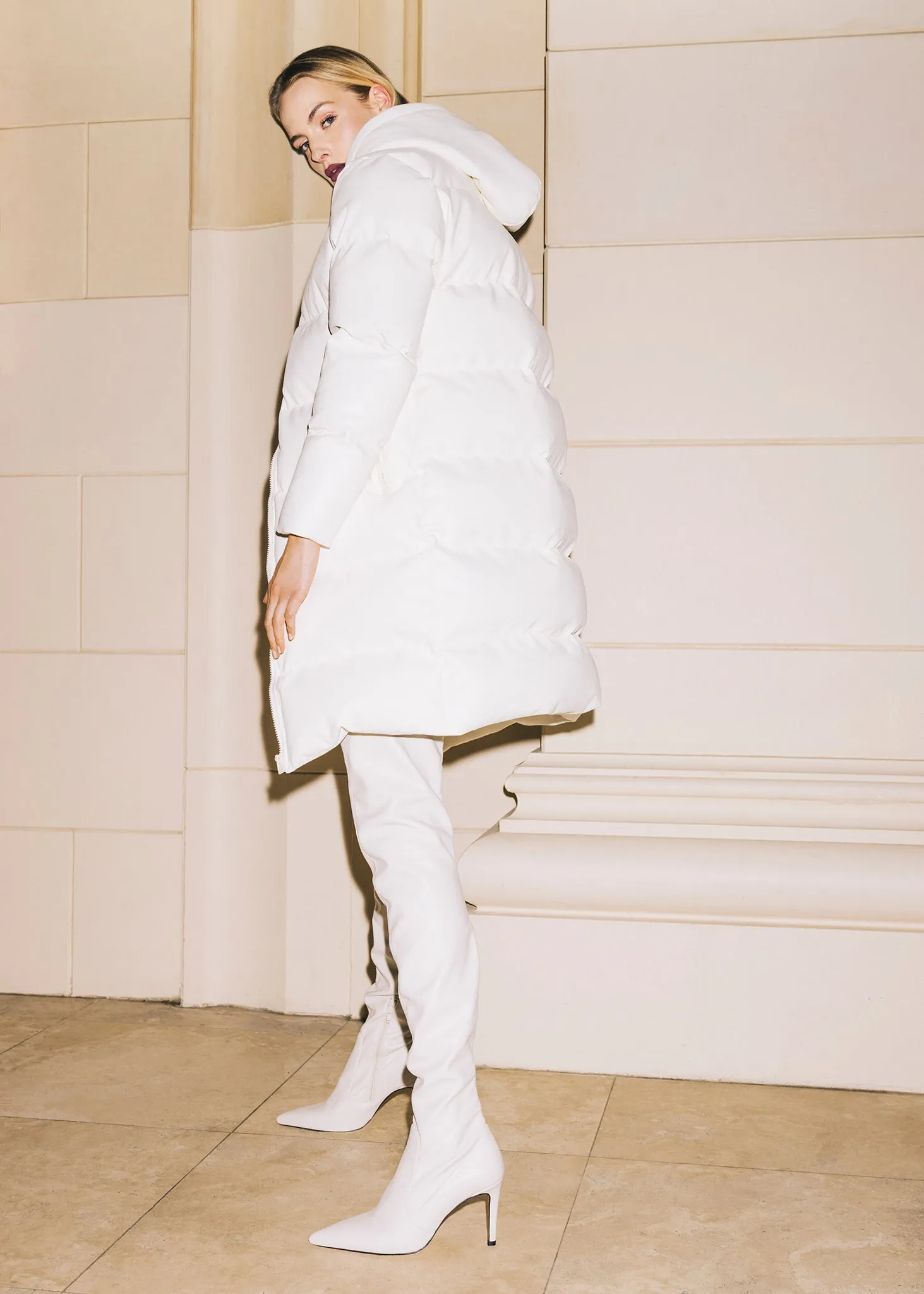 Faux Leather Puffer sold by Hilary Macmillan product image thumbnail 3