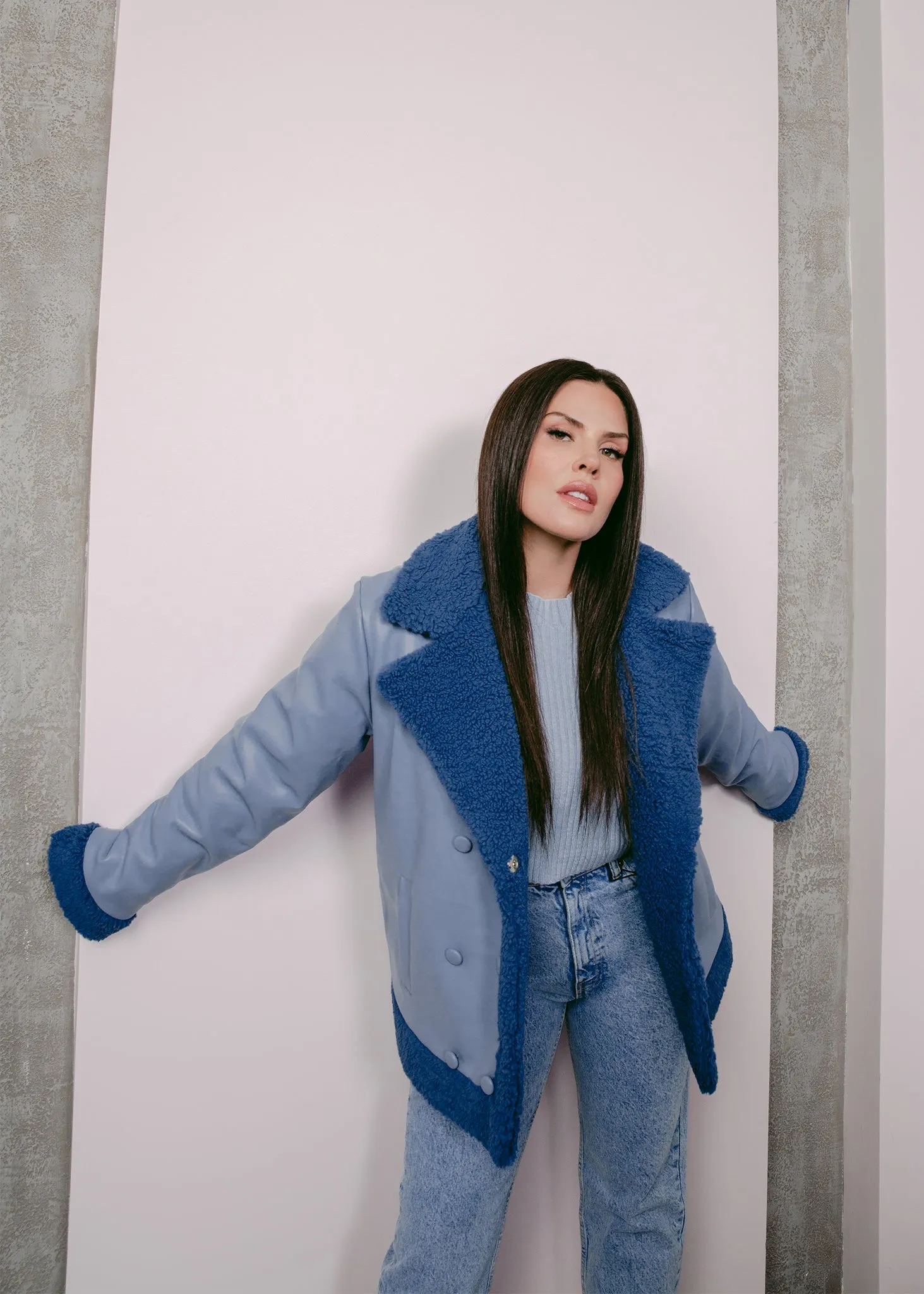 'Shearling' Pilot Coat sold by Hilary Macmillan product image thumbnail 5