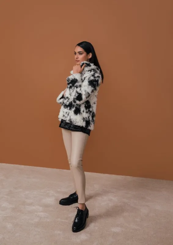 'Shearling' Cow Print Coat sold by Hilary Macmillan