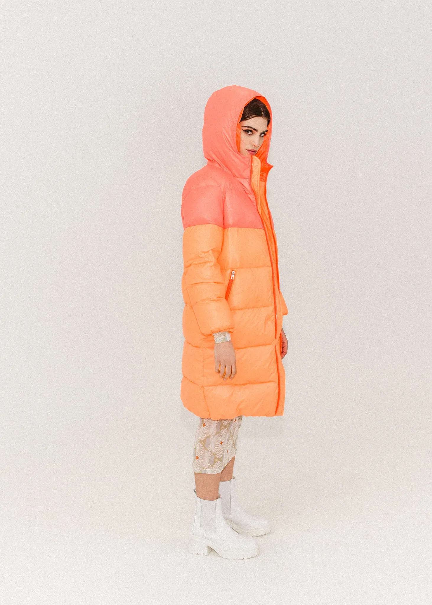 Two Tone Puffer Coat sold by Hilary Macmillan product image thumbnail 3