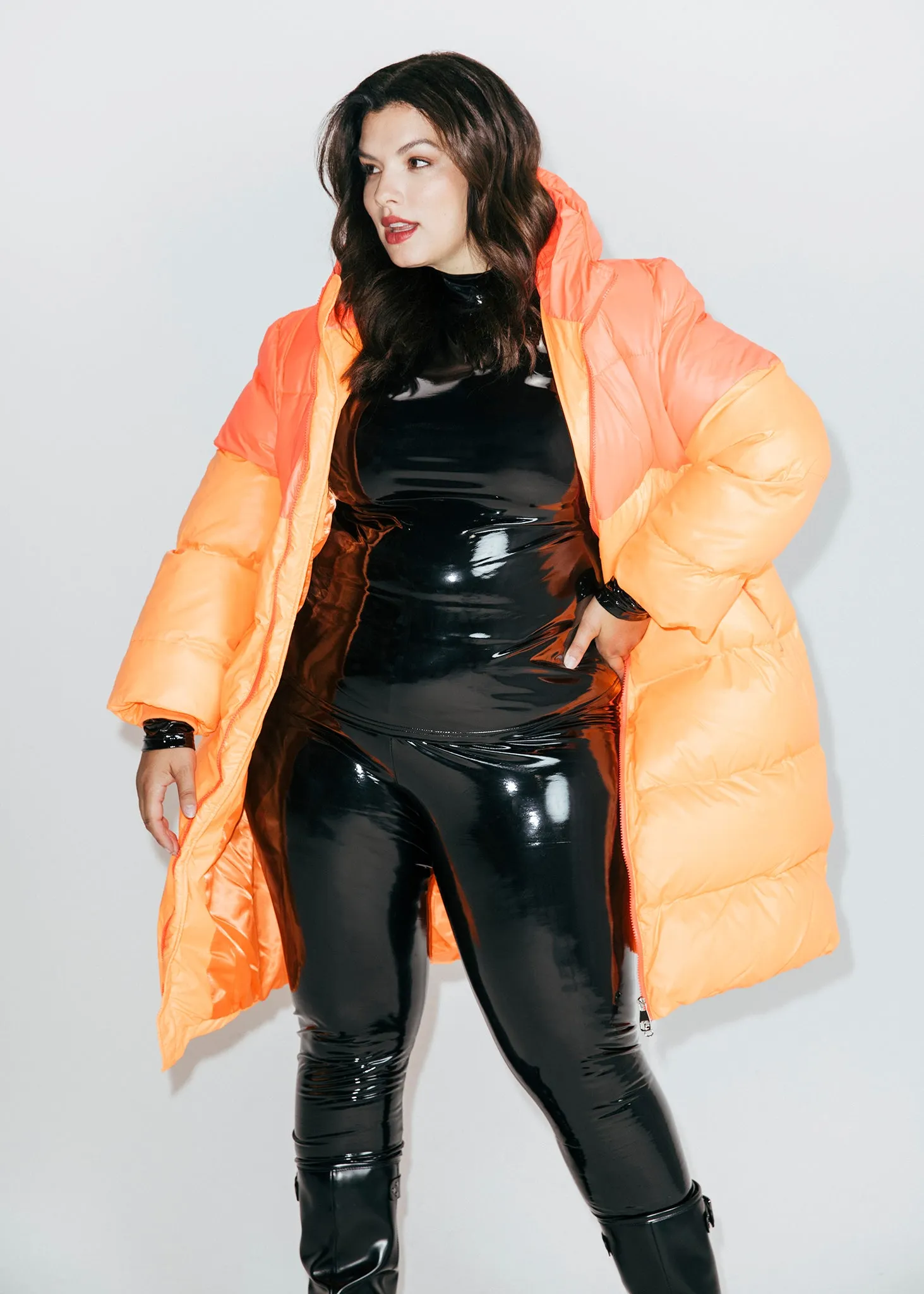 Two Tone Puffer Coat sold by Hilary Macmillan