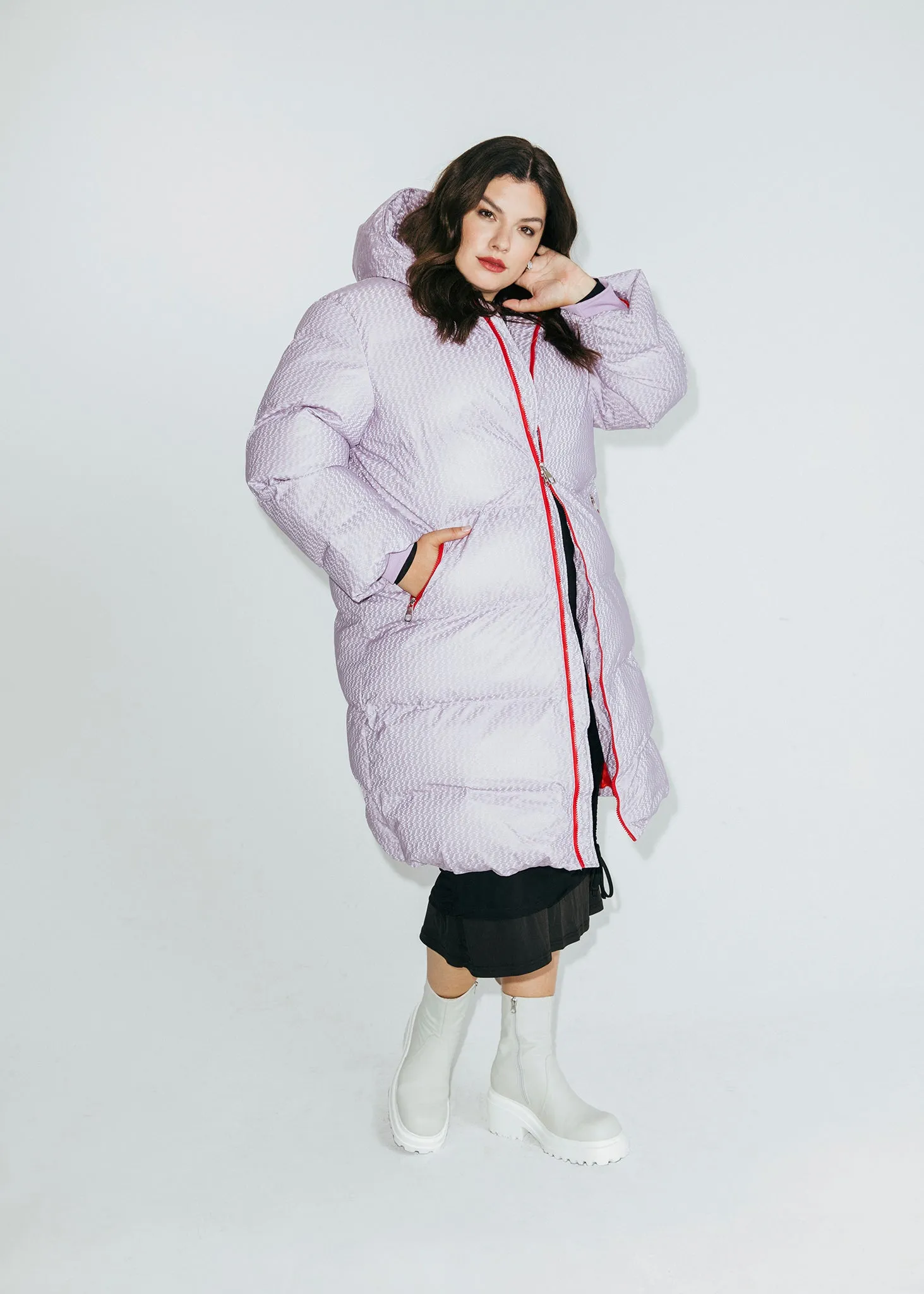 Purple Shimmer Puffer sold by Hilary Macmillan product image thumbnail 2