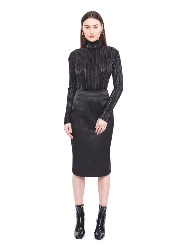 Snakeskin Pencil Skirt made by Hilary Macmillan