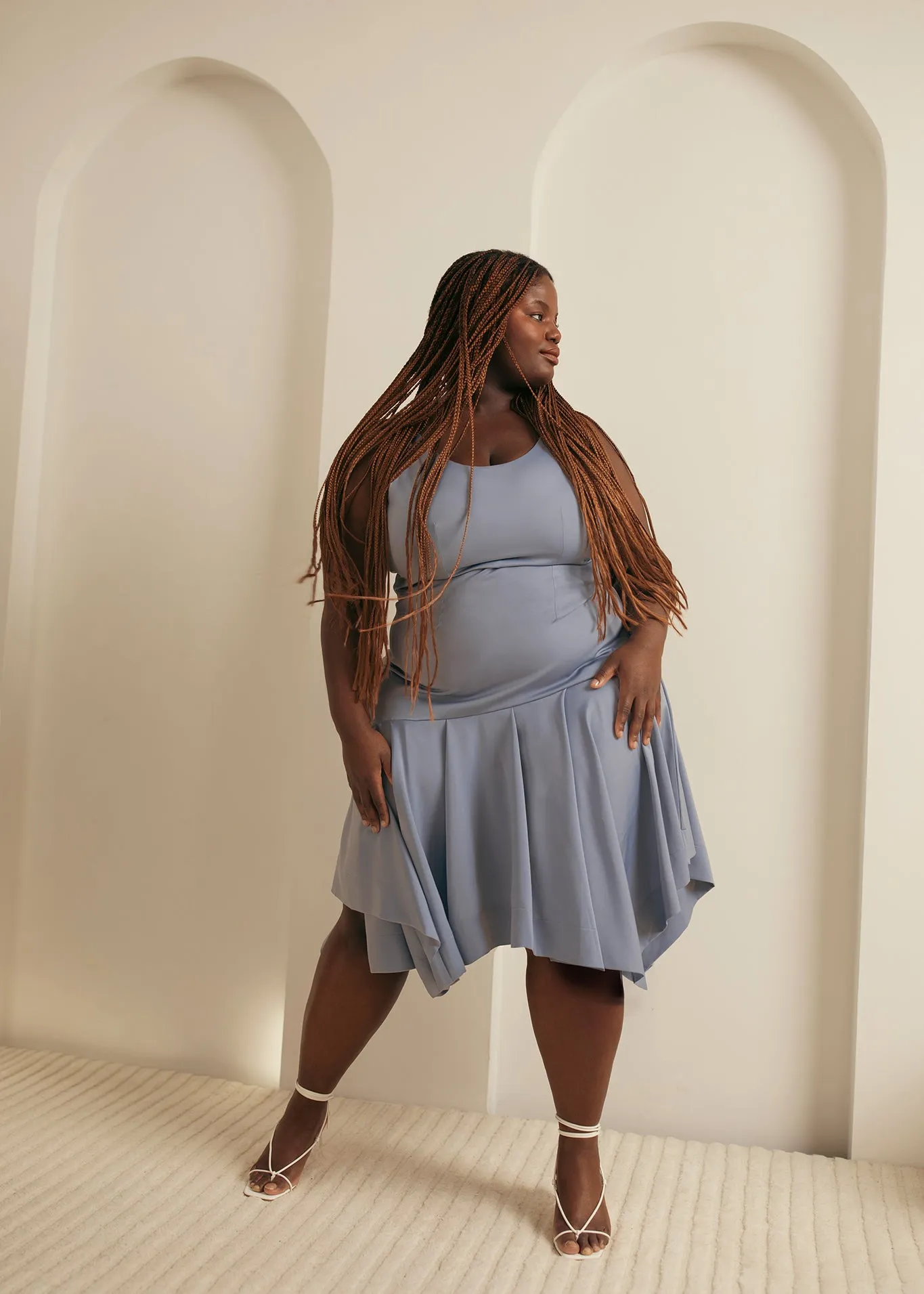 Pleated Hem Dress sold by Hilary Macmillan product image thumbnail 2