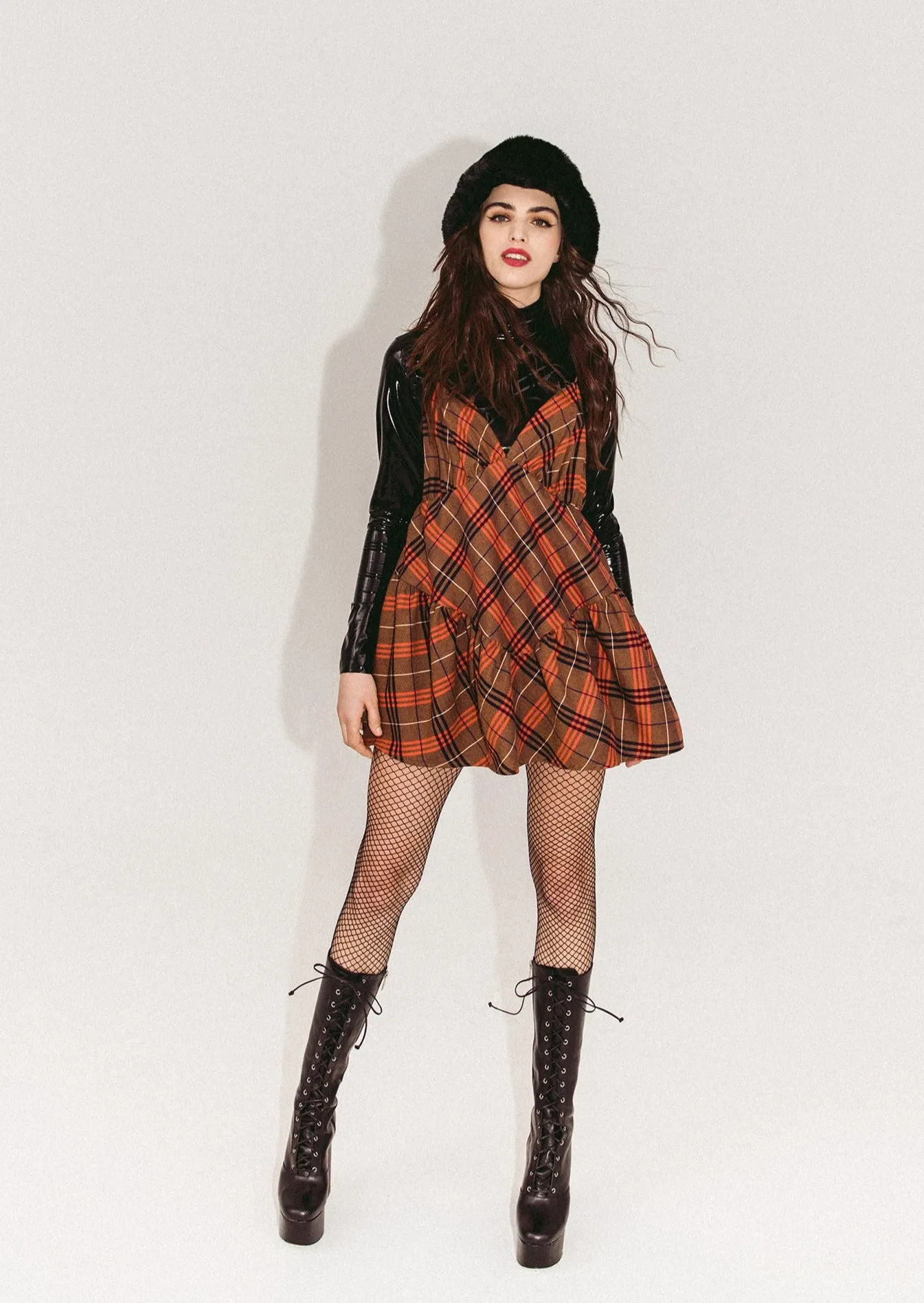 Plaid Mini Dress sold by Hilary Macmillan product image thumbnail 3