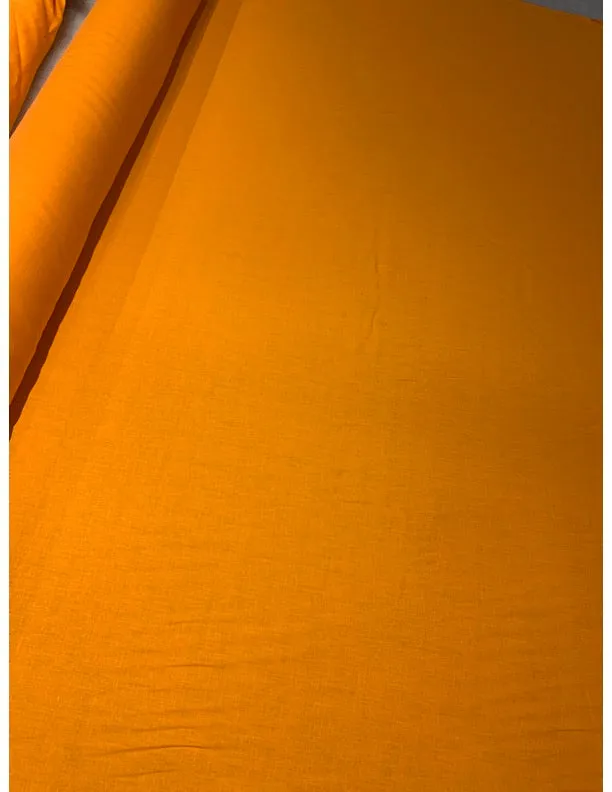 Orange Linen Fabric sold by Hilary Macmillan