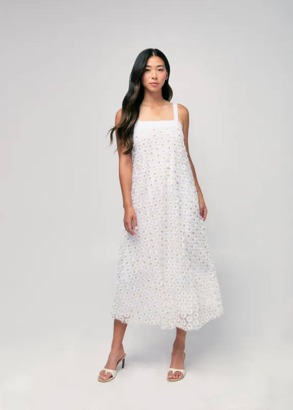 Textured Daisy Dress made by Hilary Macmillan