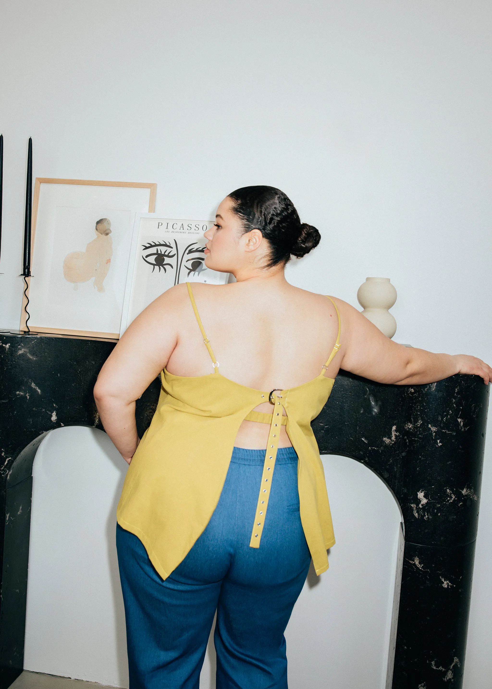 Belt Tied Tank Top sold by Hilary Macmillan product image thumbnail 4