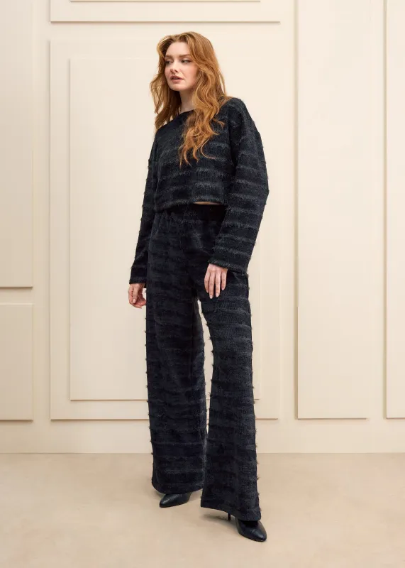 Textured Knit Crop Sweater made by Hilary Macmillan