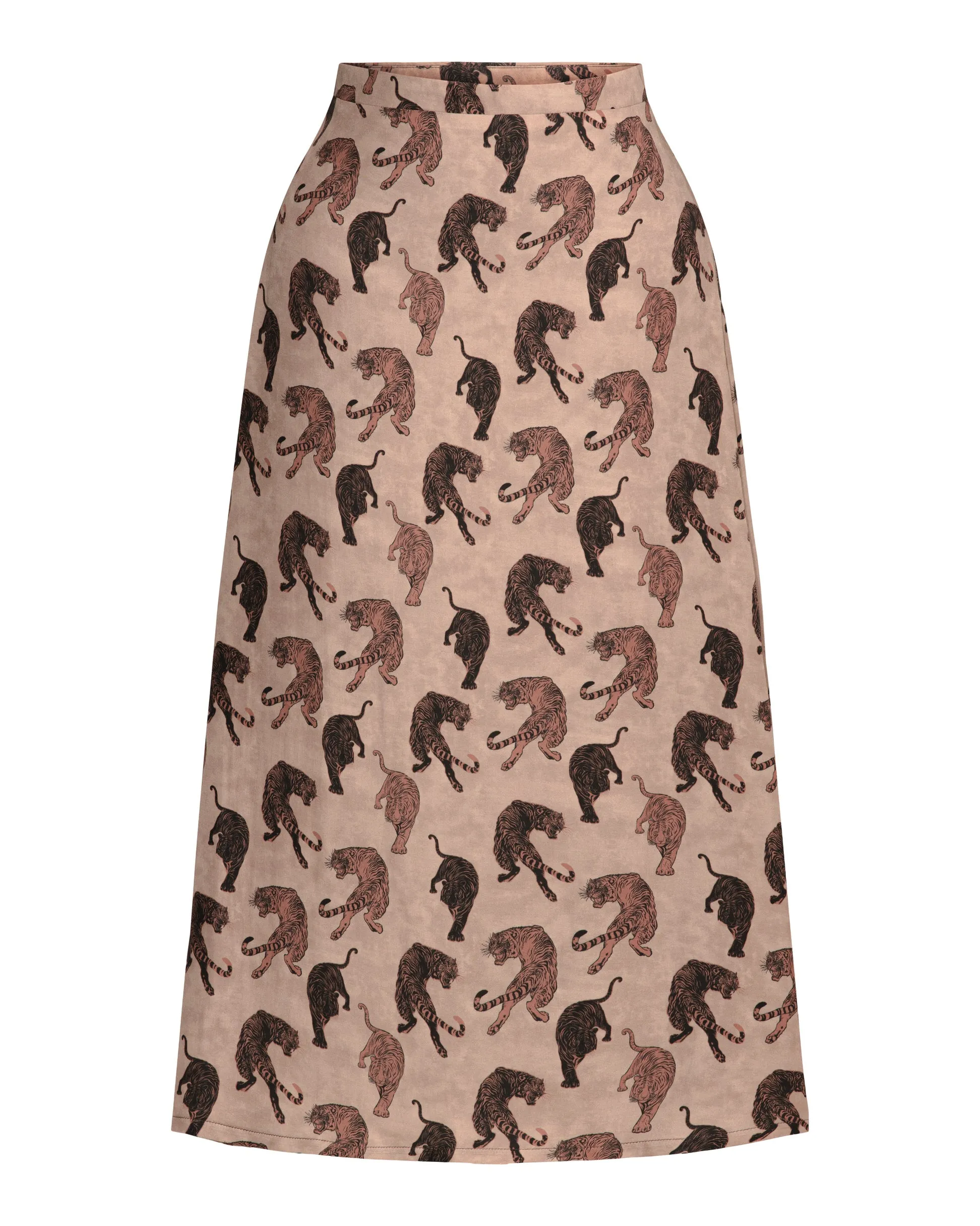 Tiger Print Midi Skirt sold by Hilary Macmillan product image thumbnail 2