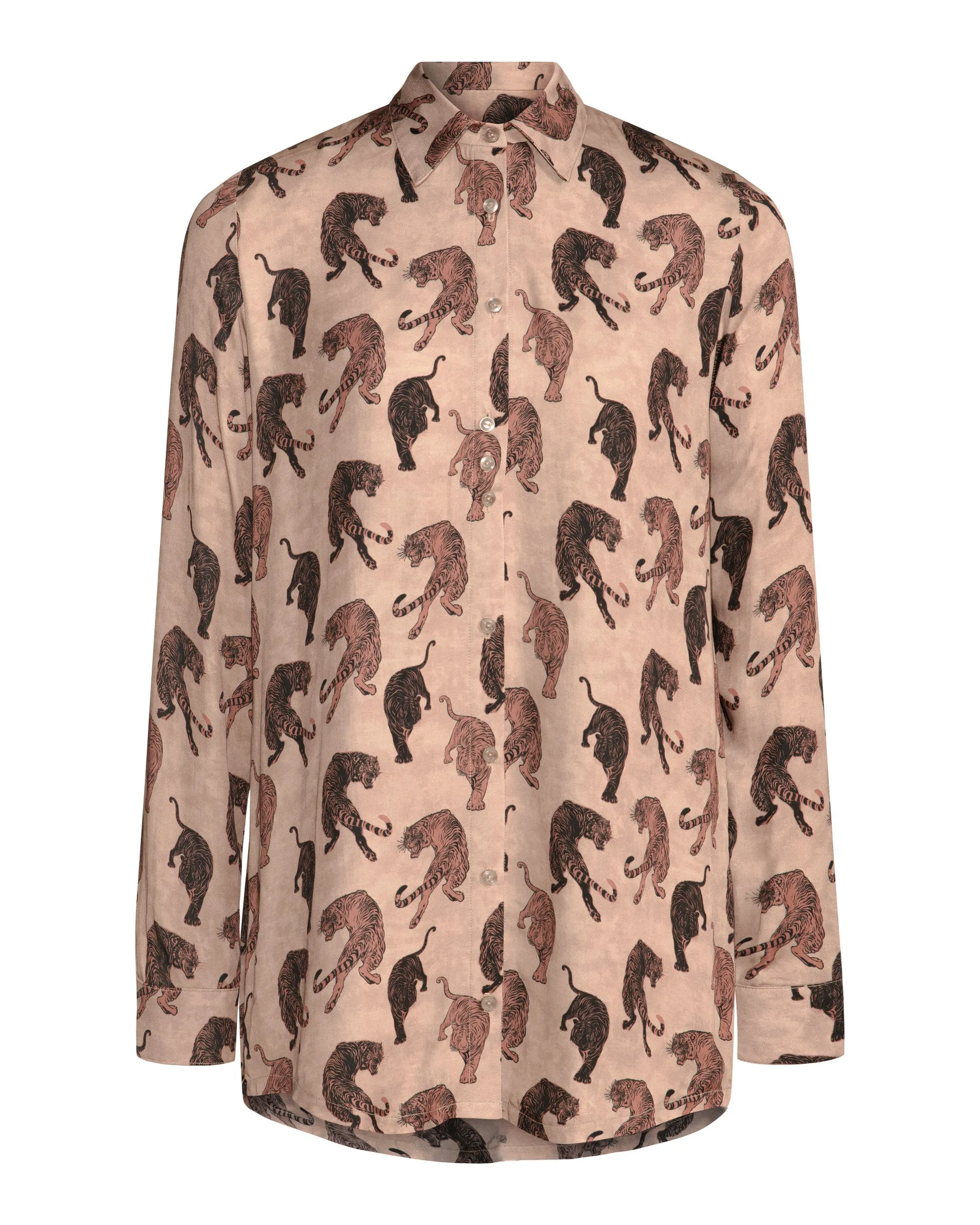 Tiger Print Long Sleeve Blouse sold by Hilary Macmillan product image thumbnail 3