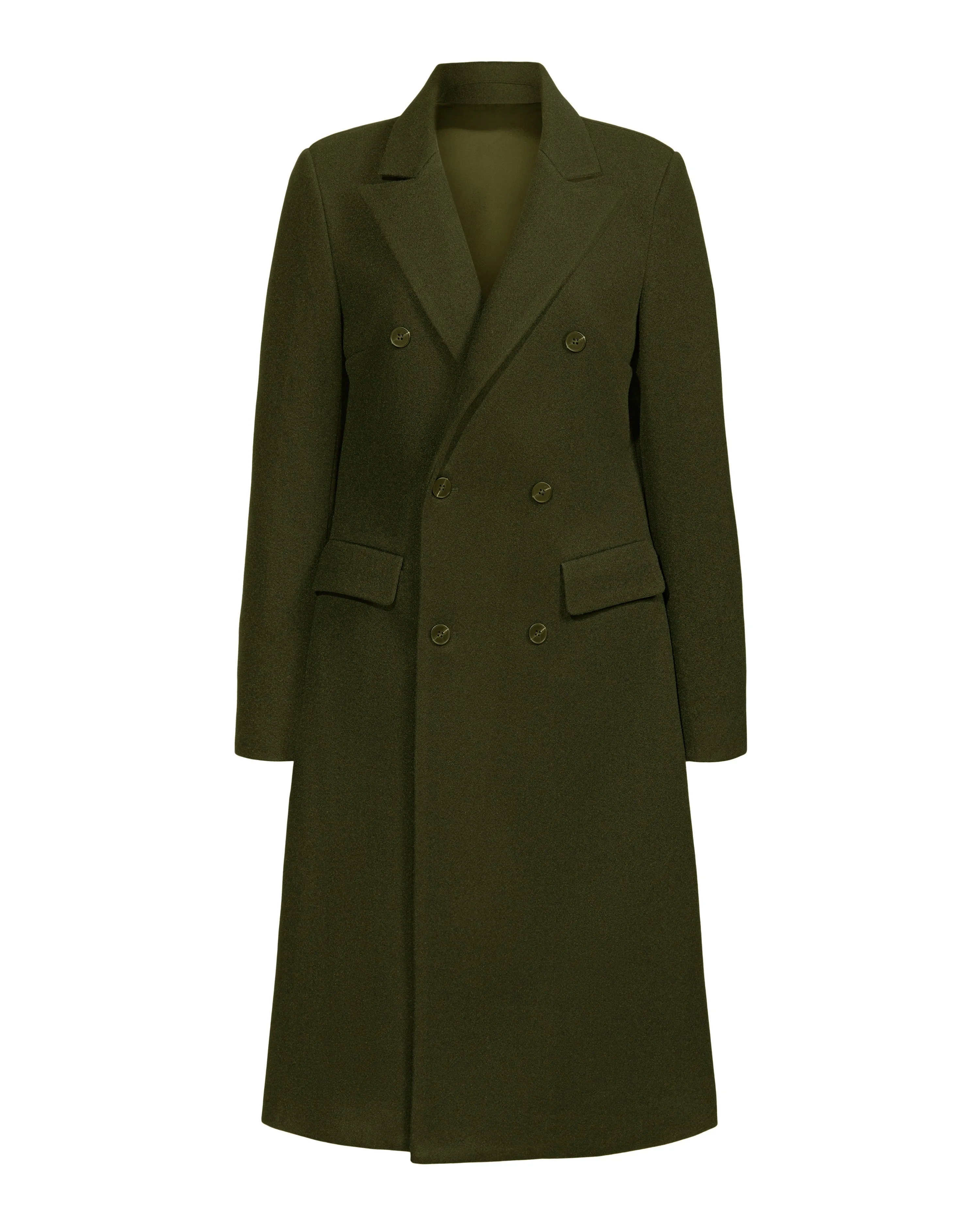 Olive PeaCoat with Detachable Scarf sold by Hilary Macmillan product image thumbnail 4