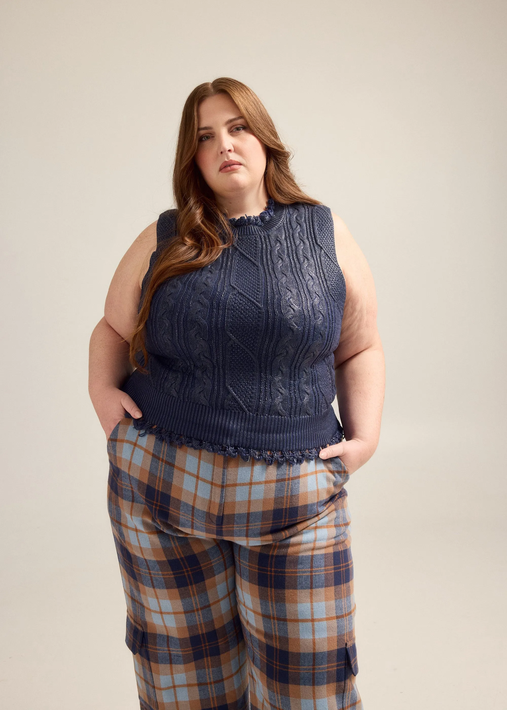 Navy Sweater Vest sold by Hilary Macmillan