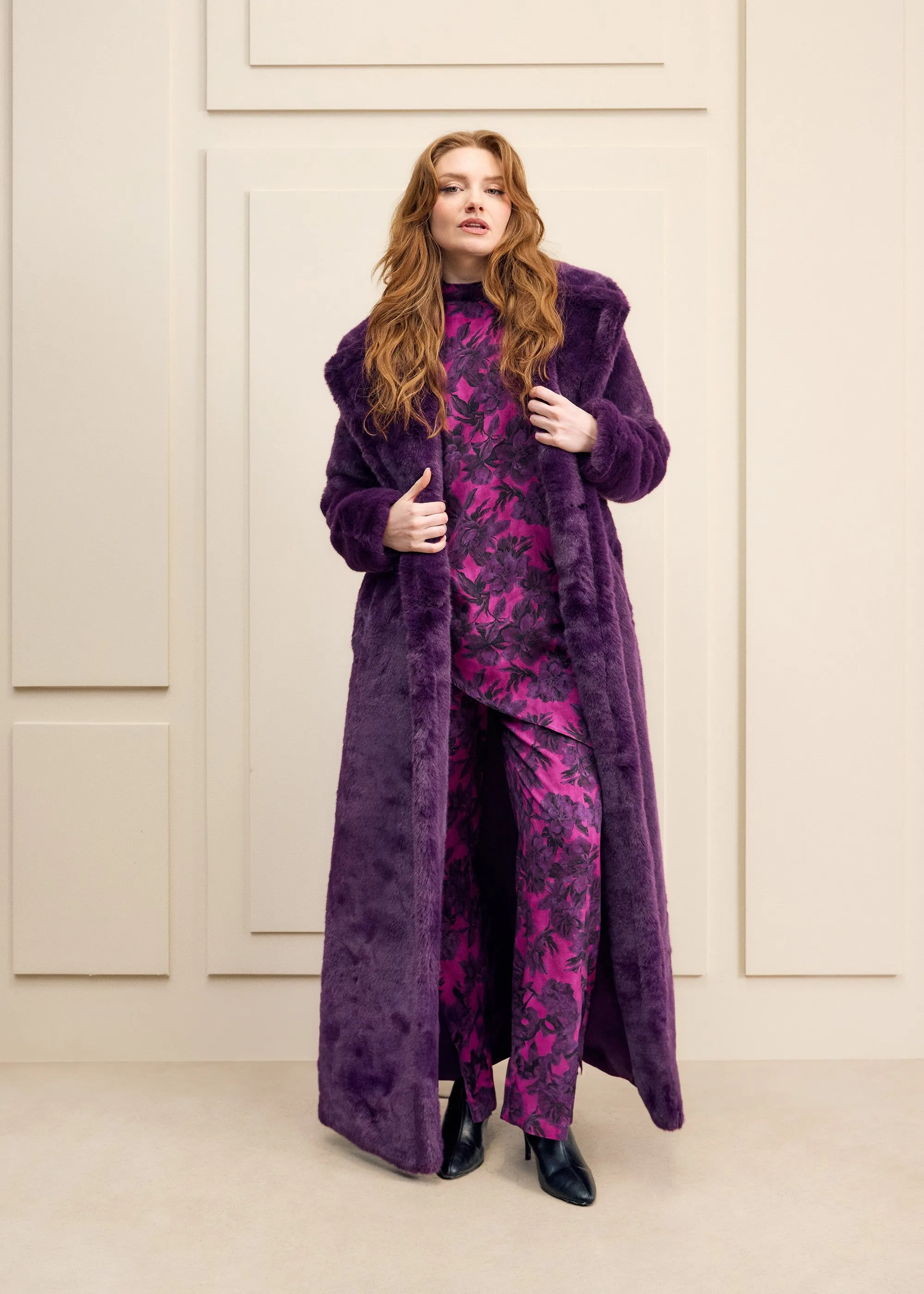 Maxi Faux Fur Teddy Coat sold by Hilary Macmillan product image thumbnail 2