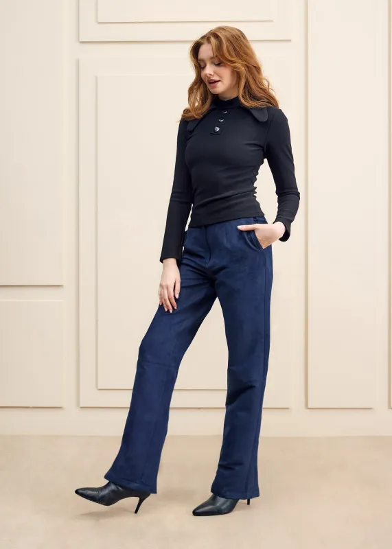 Statement Collar Long Sleeve Top made by Hilary Macmillan