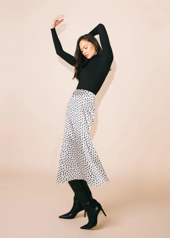 Polka Dot Midi Skirt made by Hilary Macmillan