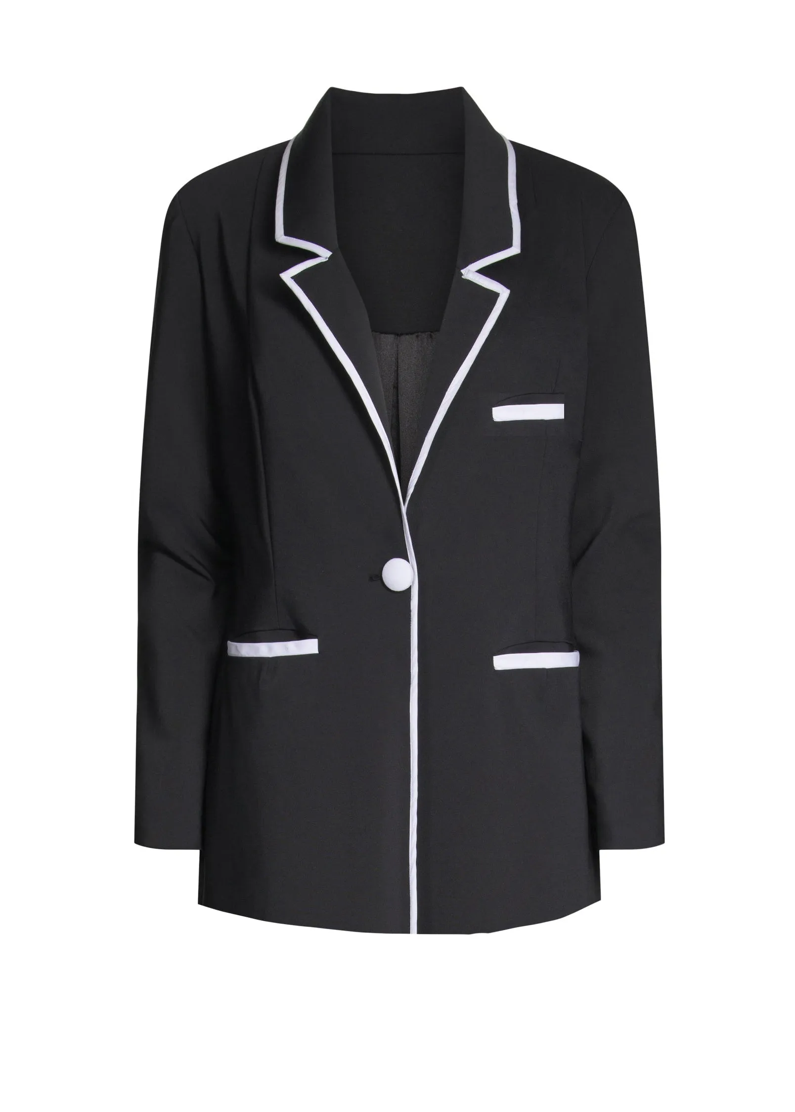 Fitted Blazer with Piping Details sold by Hilary Macmillan product image thumbnail 2