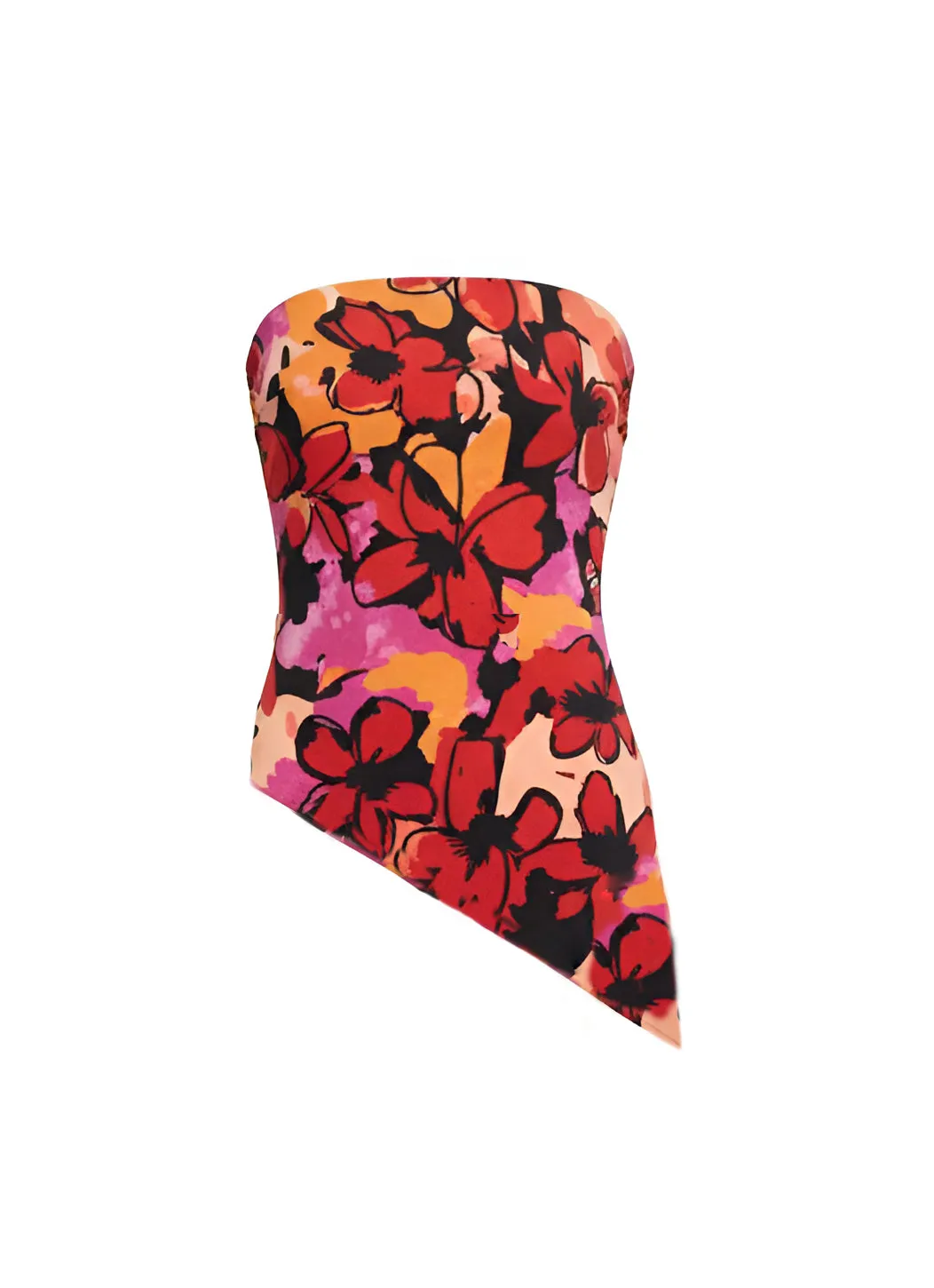 Floral Crepe Strapless Top sold by Hilary Macmillan product image thumbnail 2