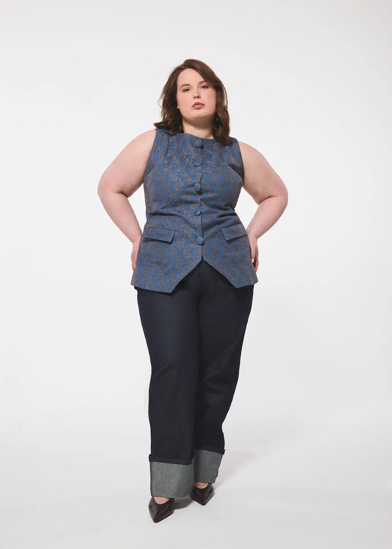 Wide Cuffed Jeans sold by Hilary Macmillan