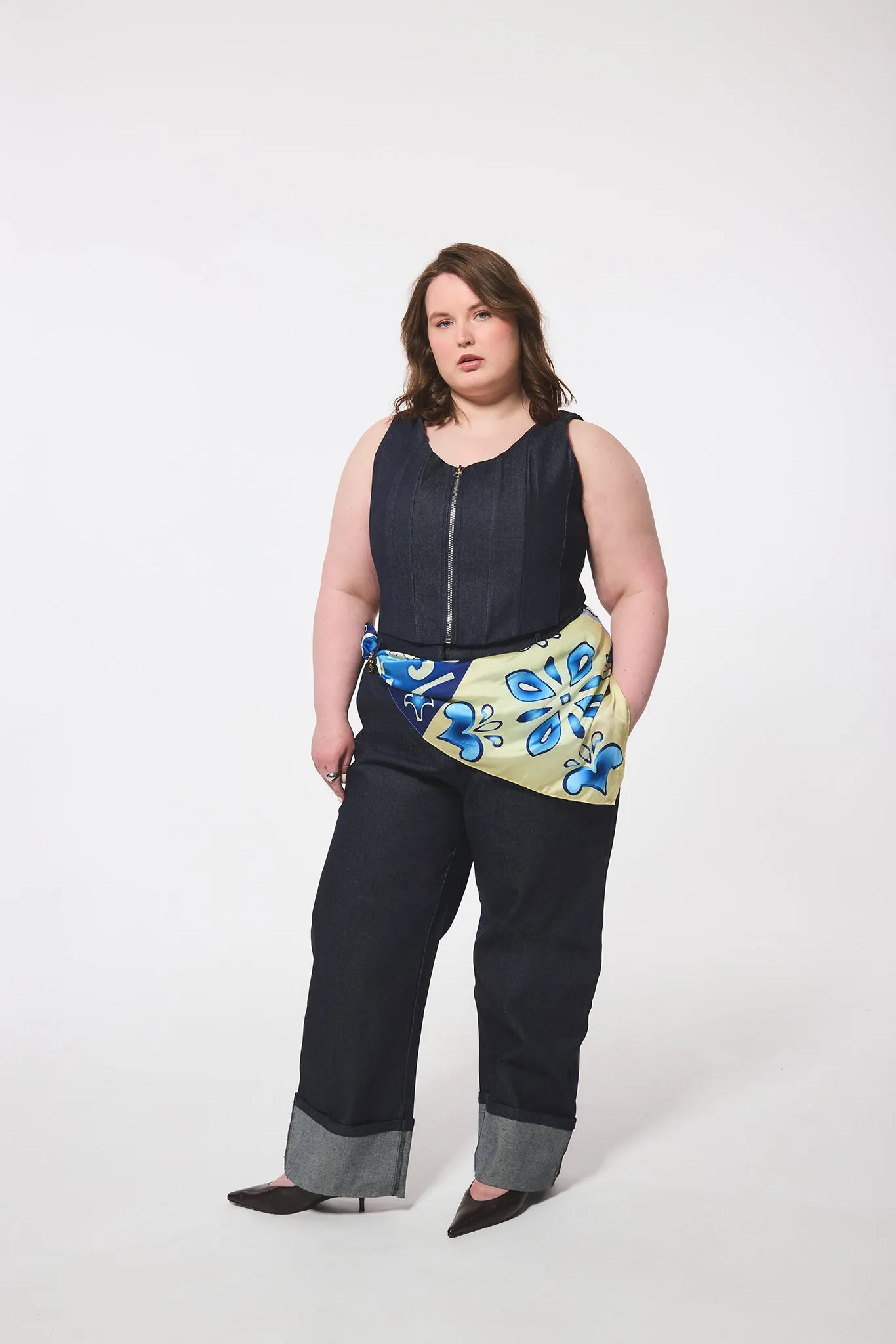 Wide Cuffed Jeans sold by Hilary Macmillan product image thumbnail 2