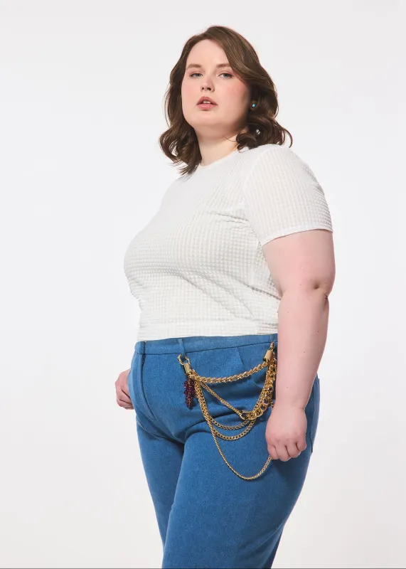 Geometric Knit Tee made by Hilary Macmillan