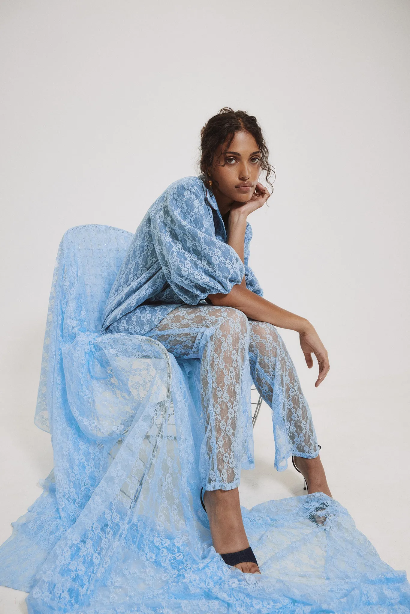 Lace Flared Pants sold by Hilary Macmillan product image thumbnail 3