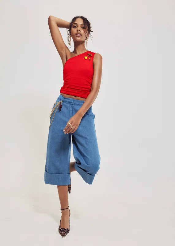 Denim Culotte made by Hilary Macmillan