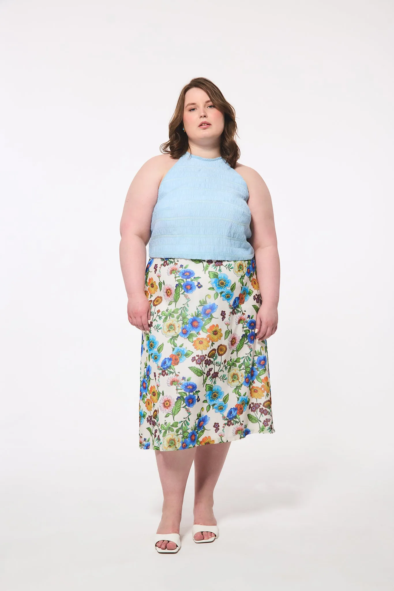 Antique Floral Midi Skirt sold by Hilary Macmillan product image thumbnail 3