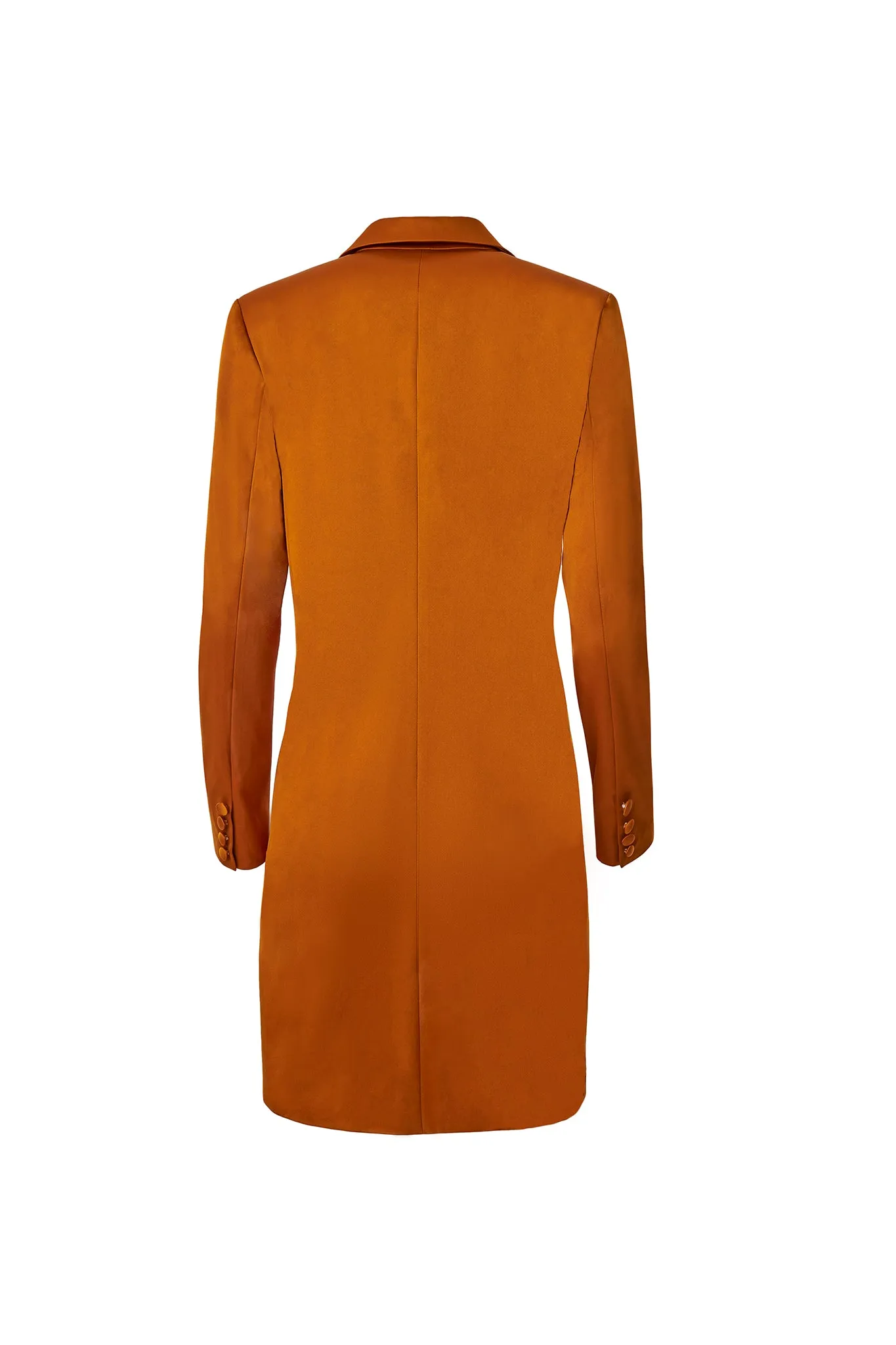 Cognac Double Breasted Blazer sold by Hilary Macmillan product image thumbnail 3