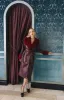 Black 'Leather' & Faux Fur Wrap Coat sold by Hilary Macmillan