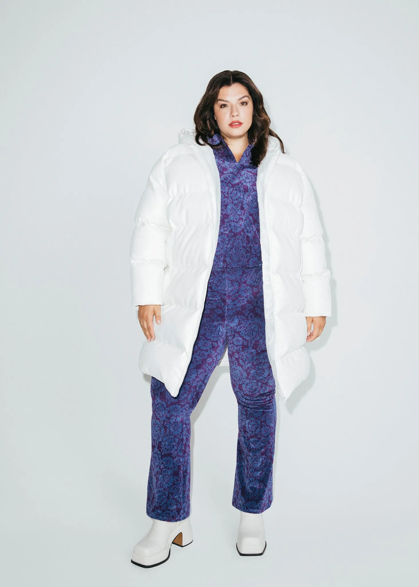 Printed Cropped Hoodie sold by Hilary Macmillan product image thumbnail 3