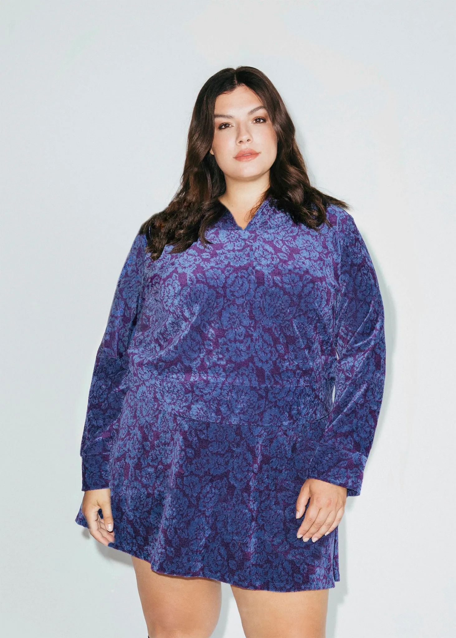 Printed Cropped Hoodie sold by Hilary Macmillan