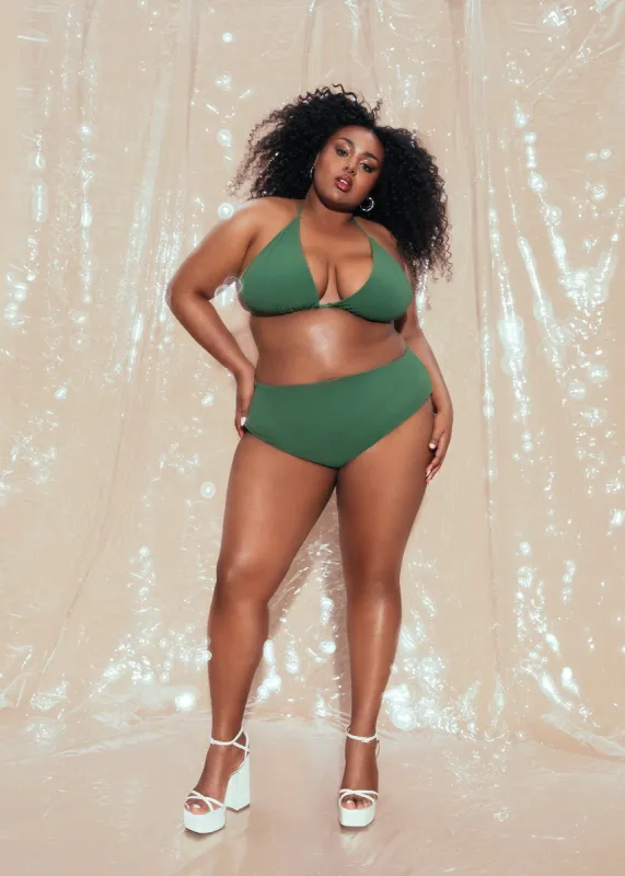 Jade Ruched Bikini Bottom sold by Hilary Macmillan