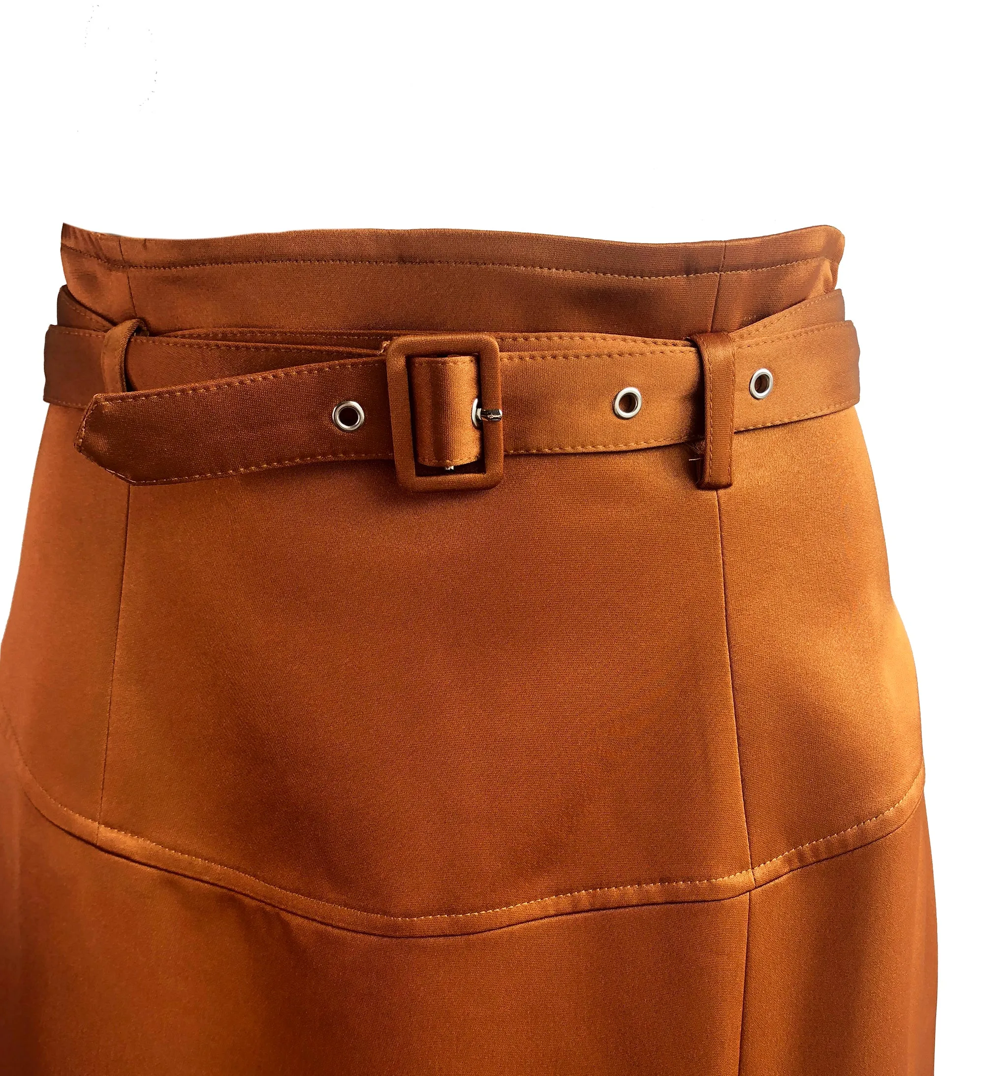 Cognac Slit Skirt sold by Hilary Macmillan product image thumbnail 4