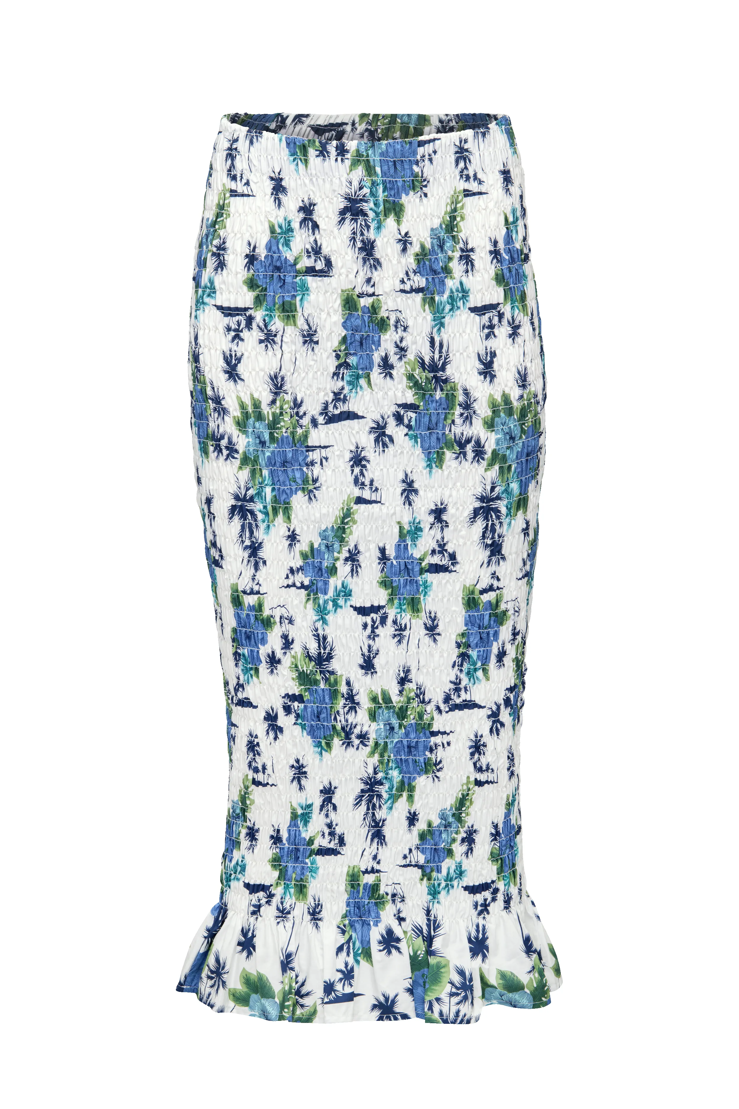 Ruched Floral Midi Skirt sold by Hilary Macmillan product image thumbnail 3