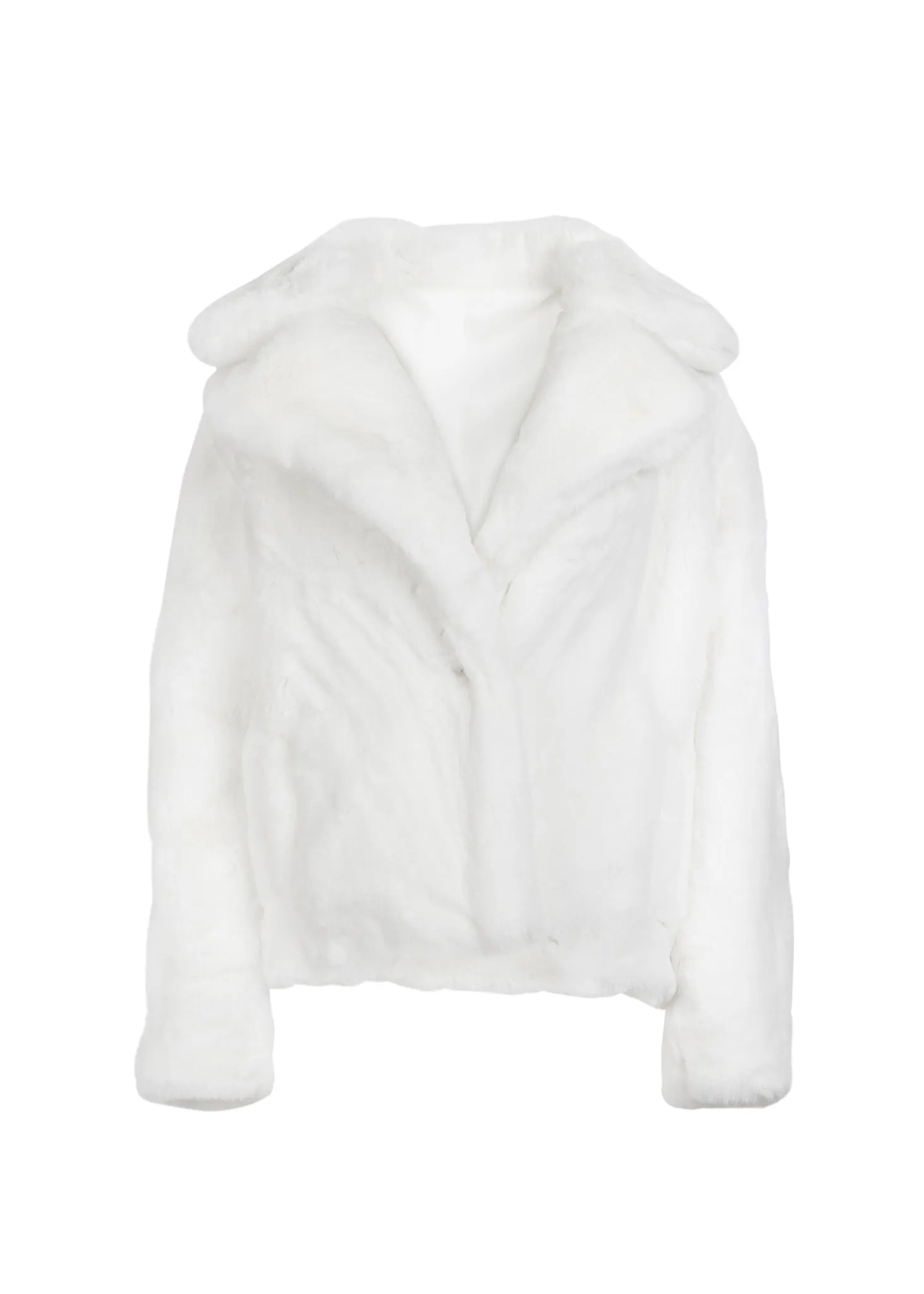 White Faux Fur Jacket sold by Hilary Macmillan product image thumbnail 4