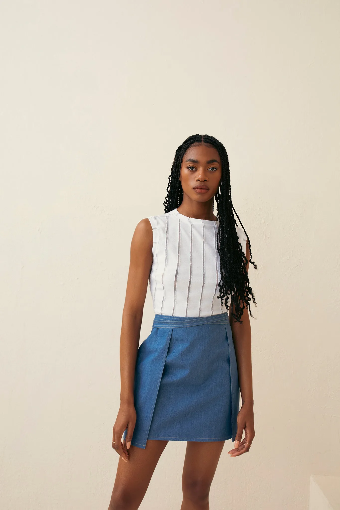 Striped Tank Top sold by Hilary Macmillan product image thumbnail 4