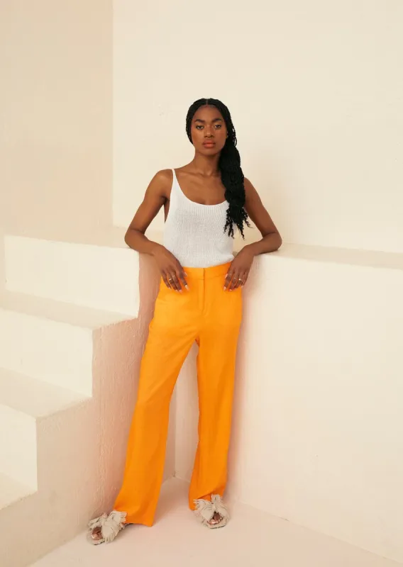 Wide Leg Linen Trouser sold by Hilary Macmillan