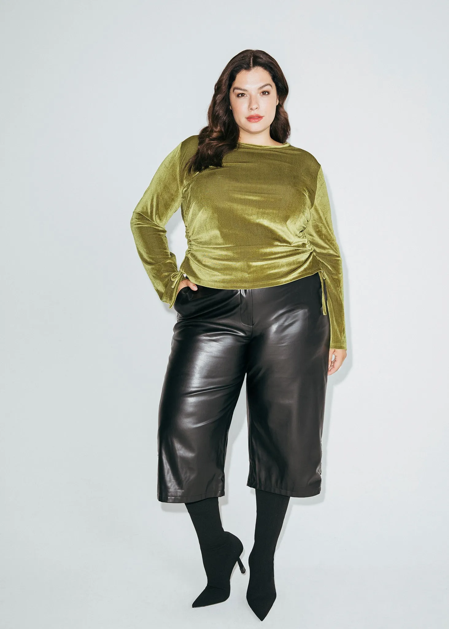 Velvet Ruched Top sold by Hilary Macmillan product image thumbnail 3