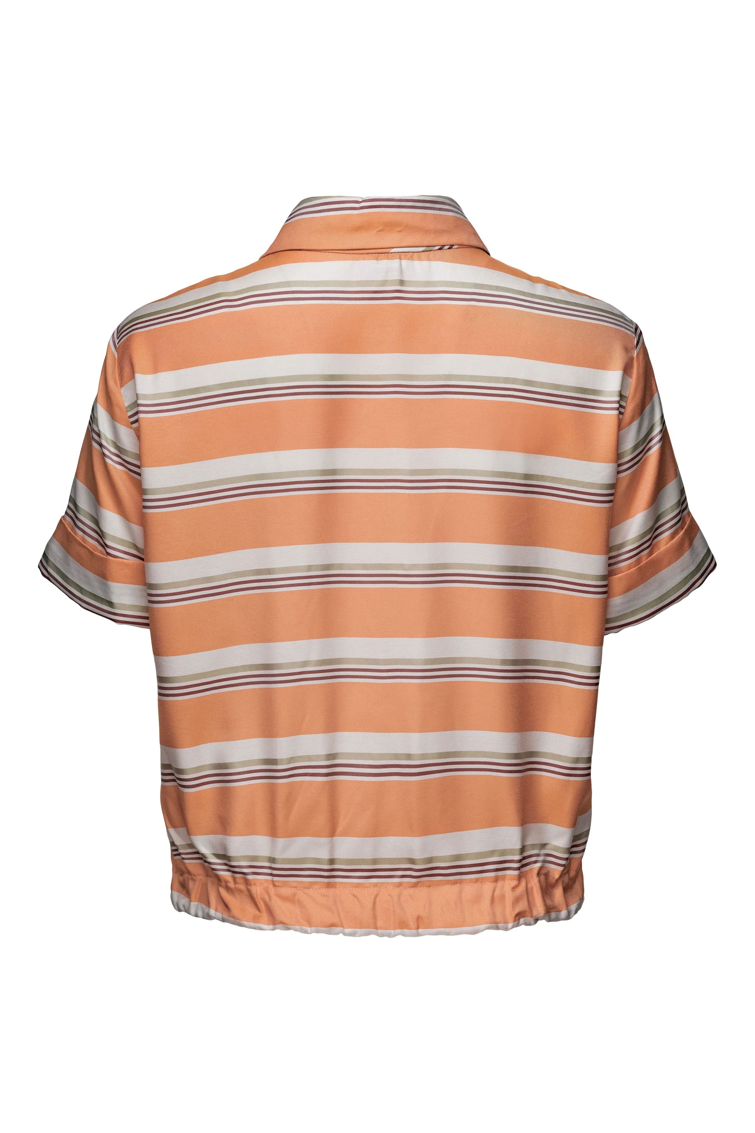 Striped Short Sleeve Crop Jacket sold by Hilary Macmillan product image thumbnail 4