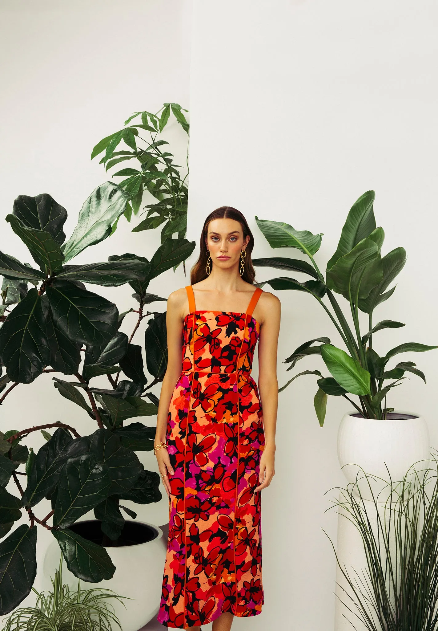 Piped Midi Dress sold by Hilary Macmillan product image thumbnail 3