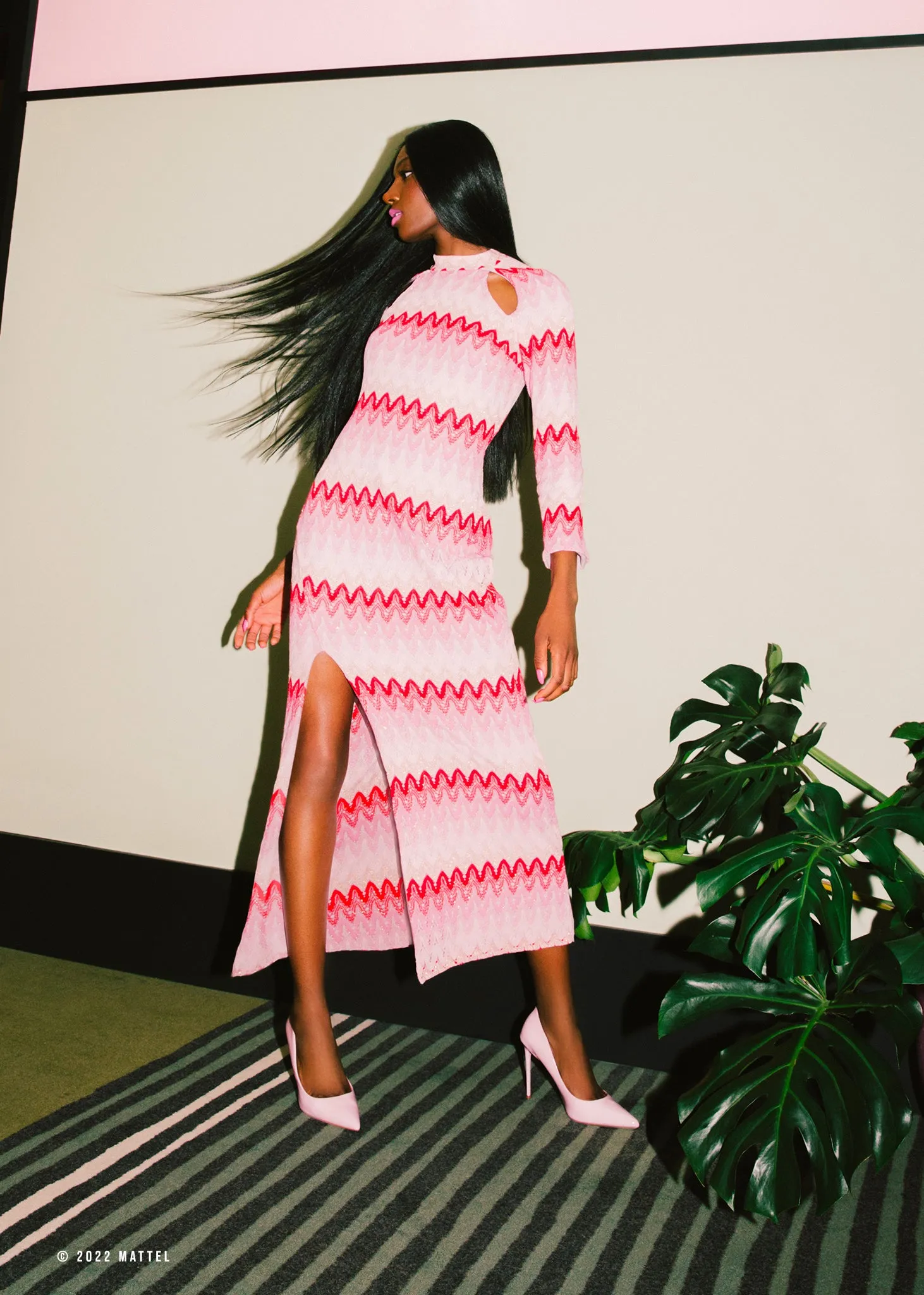 Barbie® Knit Midi Dress sold by Hilary Macmillan