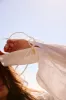 Valetta Cotton Shirt in Blanco sold by Bydee