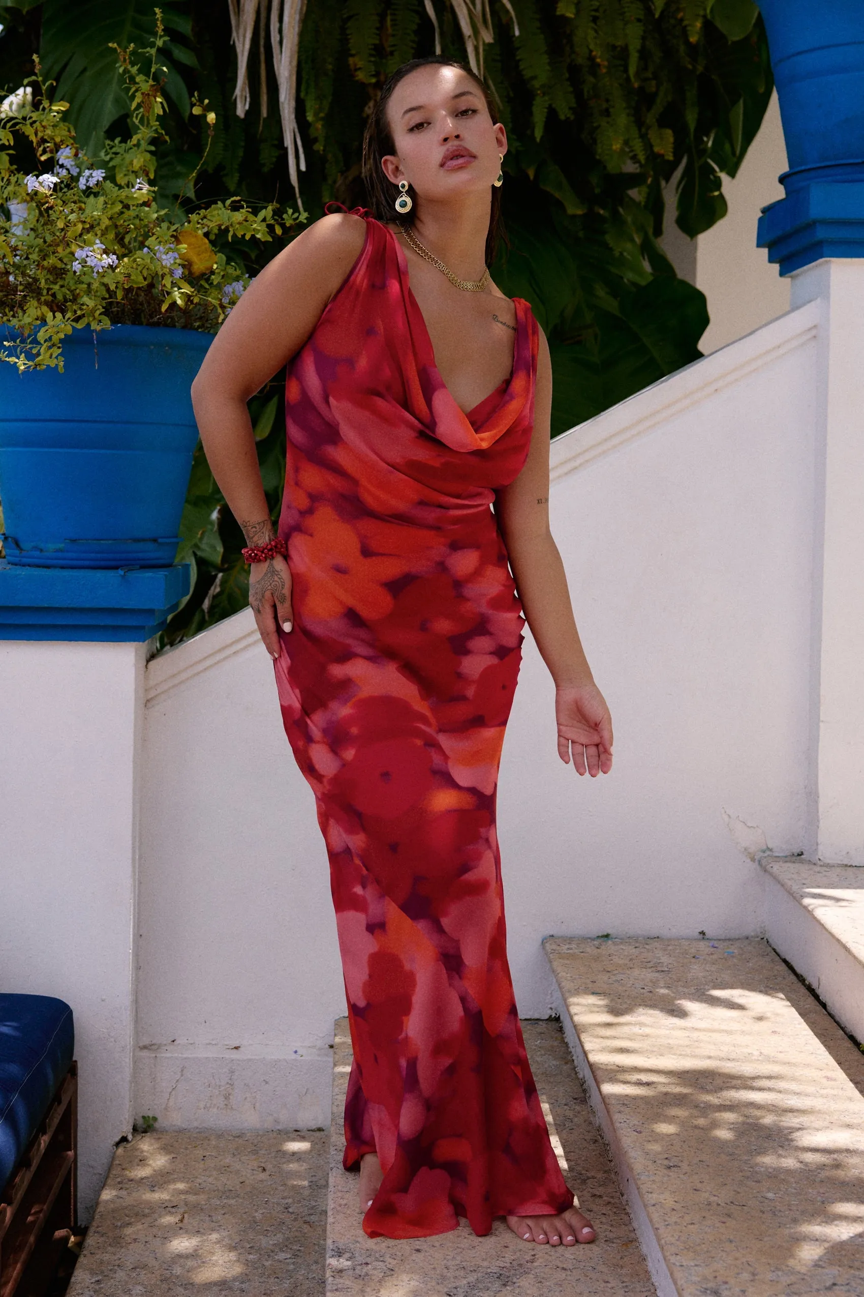 Andressa Dress in Floresta sold by Bydee product image thumbnail 4